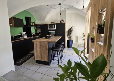 photo d'une cuisine rénovée par maitre d'oeuvre à Clermont-Ferrand