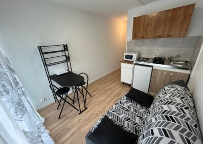 Rénovation express d’un studio locatif de 13m² à Clermont-Ferrand